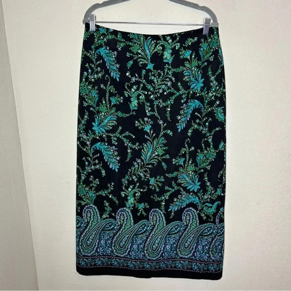 Briggs New York Dresses & Skirts - Briggs New York Long Paisley Skirt Size 14